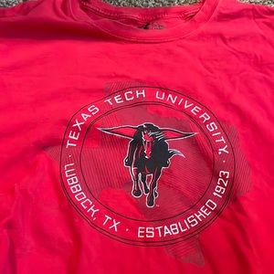Red tech University shirt